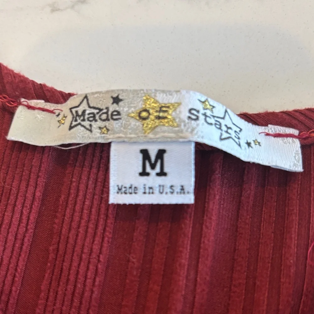 Astars Maroon Long Sleeve Kids Dress